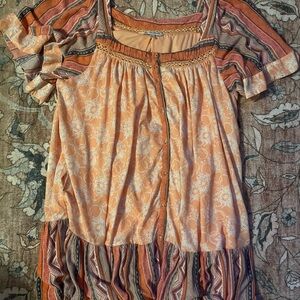 DAVI & DANI Multicolor Boho Dress